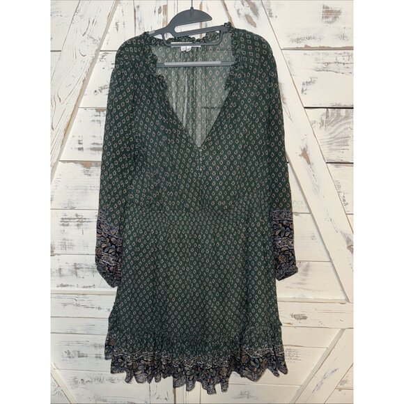 Veronica Beard Destiny print Paisley 100% silk dress W/ Slip. Size 18 MSRP $598 - Picture 3 of 12